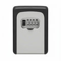 Asoricing Key Lock Box, Portable Wall Mount Lockbox Security Safe Box for Outside Outdoor Home Office Door Handle House Key, Gray