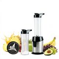 Asoricing Portable Blender, 600ML Personal Smoothie Blender Cup, 4-Blade 3D Stainless Steel Blades, Double-Layer Design, 22000 RPM High-Speed, 110V–240V, Black
