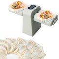 Asoricing Dual Head Dumpling Maker, Auto Press + LCD Timer, Home Kitchen, Quick Wrap, Water Brush