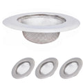 Asoricing 3 Pcs Sink Drain Strainer, Shower Drain Cover, Anti-Clogging, Stainless Steel Material, Common for Kitchen, Toilet, and Sewer