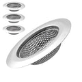Asoricing Sink Drain Strainer, Kitchen Sink Drain Strainer, Stainless Steel Material, Prevent Blockage, Durable and Long-Lasting, Wide Edge Kitchen Sink Filter (3 Pack)