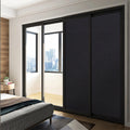 Asoricing Window Film Privacy, 19.6in x 78.7in Static Cling Glass Tint, No Glue Window Blackout Film for Inside Home, Bedroom, and Bathroom, Matte Frosted, Gray