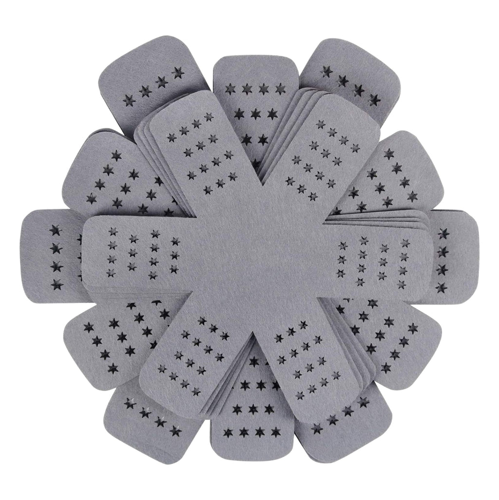 Asoricing 12-Pack Felt Pan Protectors, Thick Non-Scratch Cookware Divider Pads for Pots, Pans, Bowls & Plates, Heat Resistant Kitchen Storage Liners