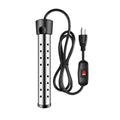 Asoricing Water Heater, 1500W Electric Water Heater, Stainless Steel Texture, Home and Office Travel Heater Suitable for Pools, Black