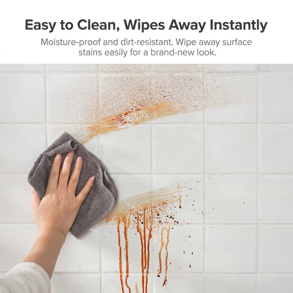 Asoricing Clear Contact Paper, Clear Wall Protector, Self-Adhesive, Kitchen Backsplash Wall Protector for Cupboard Doors, Walls, Kitchen, 23.6in X 6.56ft