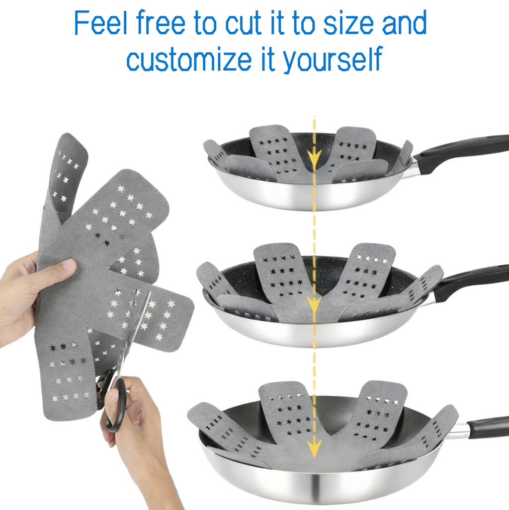 Asoricing 12-Pack Felt Pan Protectors, Thick Non-Scratch Cookware Divider Pads for Pots, Pans, Bowls & Plates, Heat Resistant Kitchen Storage Liners