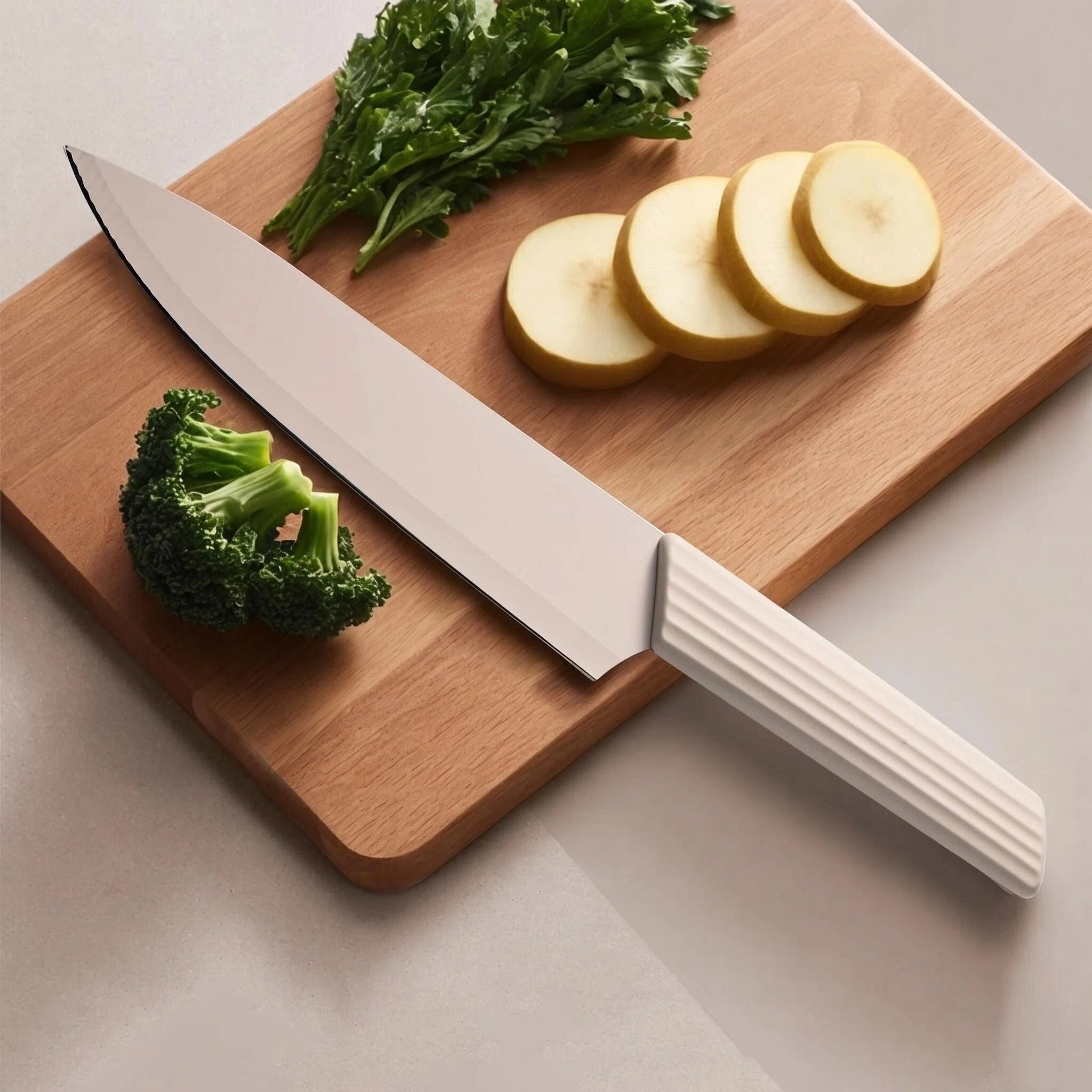 Asoricing Knife Set, Kitchen Utensils Set, Kitchen Essentials, with 6 Blade Guards, 13-Piece Set, PP Handle Anti-Slip, Sturdy and Durable