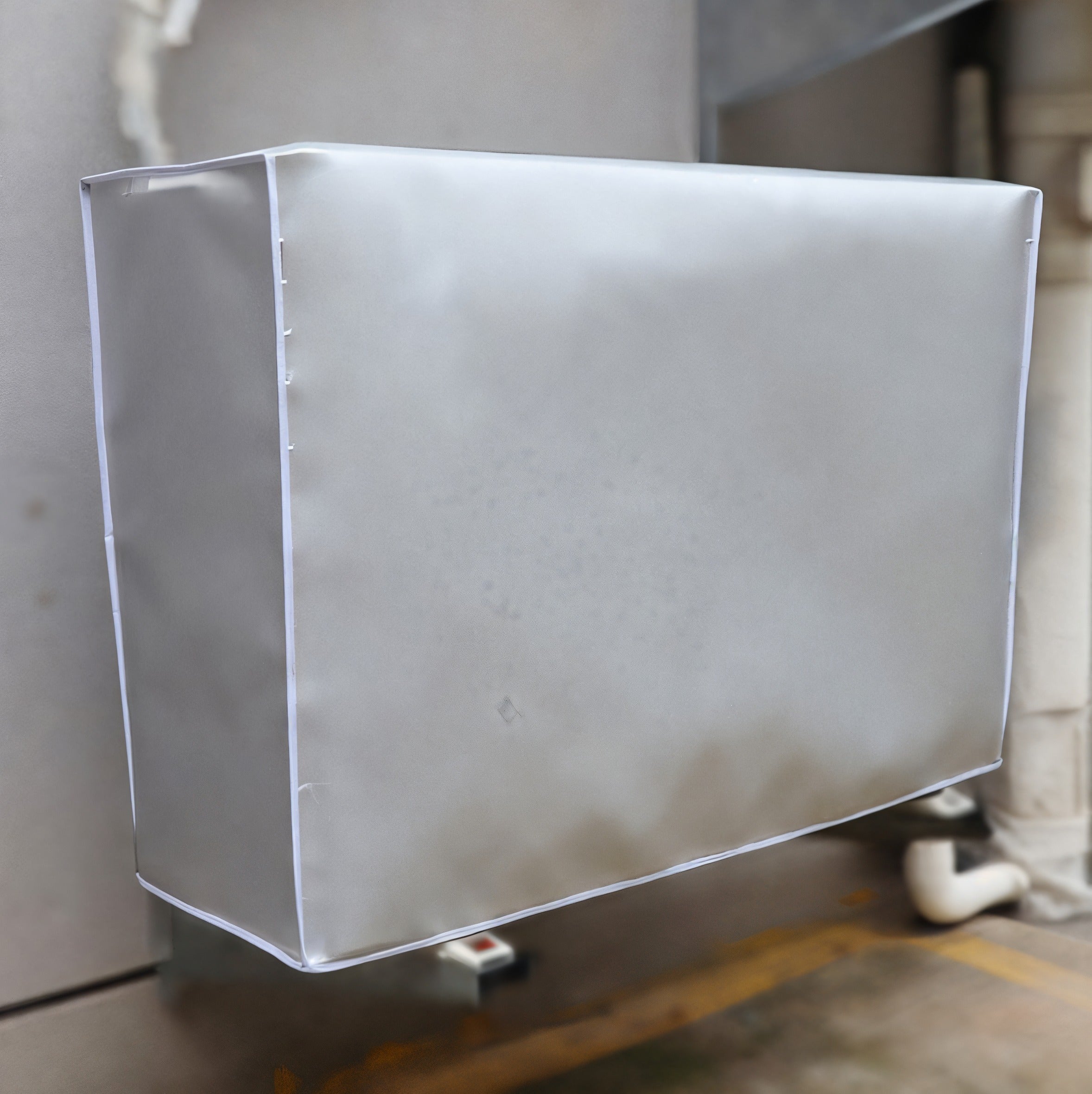 Asoricing AC Shade, Air Conditioner Cover, Outdoor Air Conditioning Hood Protector, Dust Proof and Light Blocking, Silvery